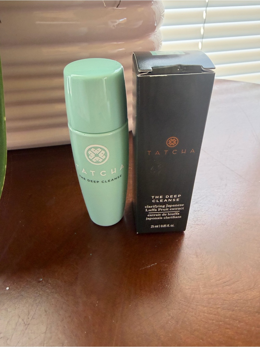 Tatcha Deep Cleanse Travel Bottle - Mint Green
